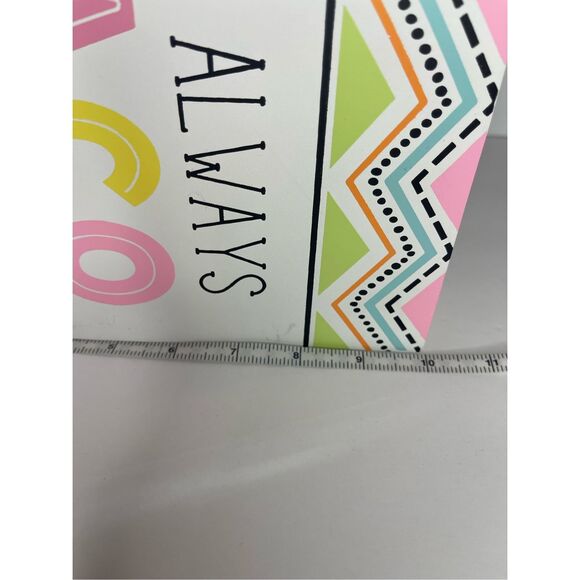 LAST CHANCE It’s Always Taco Tuesday Wooden Home Decor Sign - Picture 6 of 7